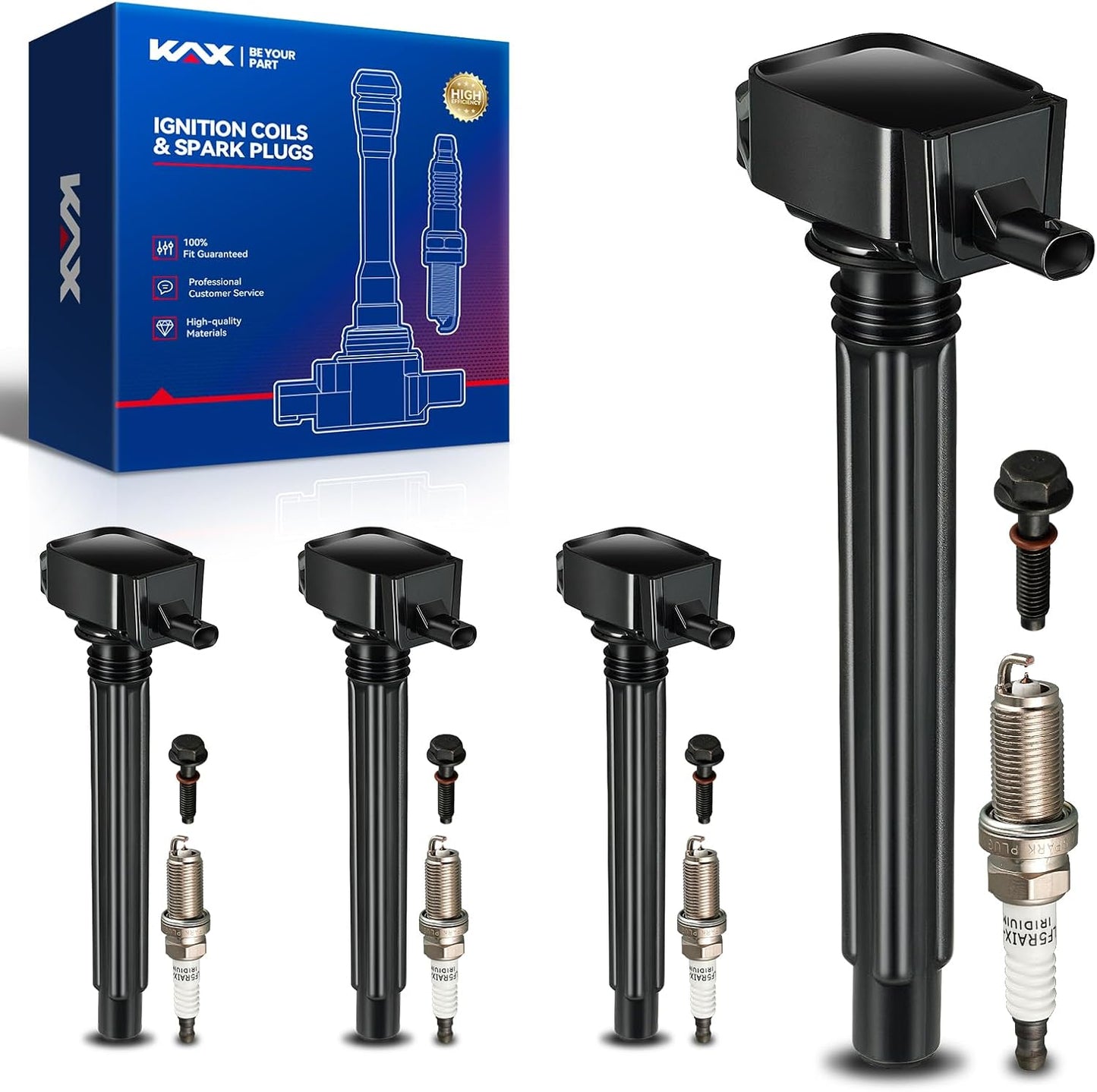 Set 4 Bobinas Encendido Iridio Jeep Cherokee 2.4l