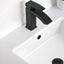 Cubierta desbordamiento baño latón redondo negro