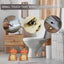 Tapas cerámica pernos inodoro decorativas baño