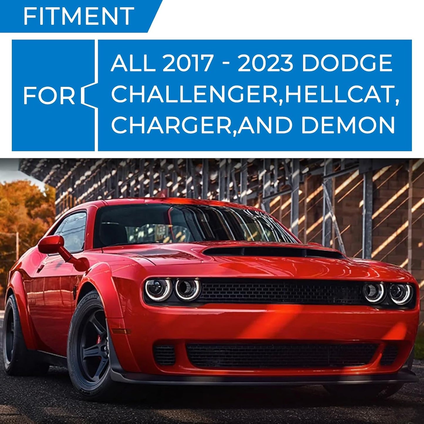 Almohadilla gato Challenger Charger HellCat Demon 2017-23