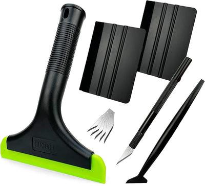 Kit espátula tinte ventanas con limpiador 7.5pulg