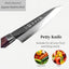 Cuchillo utilitario acero inox 8A mango madera rosa 4.7pulg