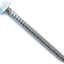 Tornillos chapa cabeza hexagonal blanca 8x2 12 Pzas