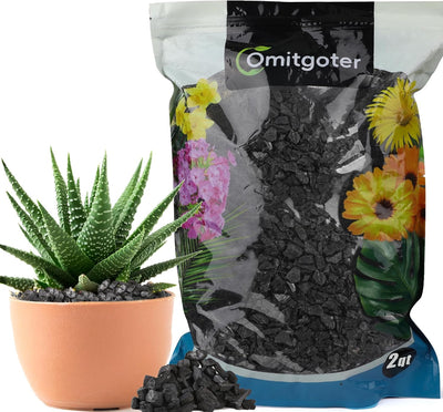Carbón activado 2qt para plantas terrarios suculentas