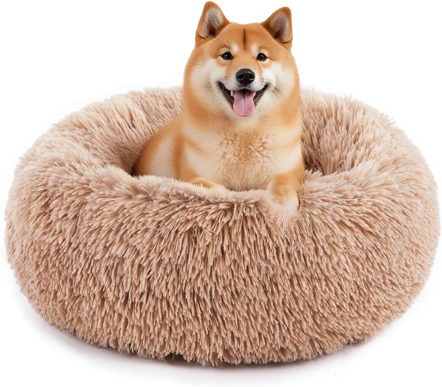 Cama ortopédica perro espuma viscoelástica 28x23pulg marrón