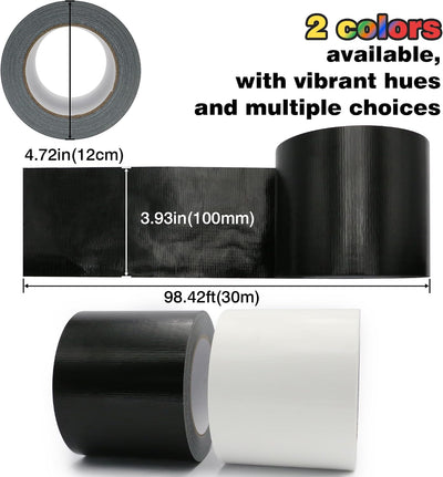 Cinta adhesiva 4pulg x33yd 8.5mil blanca impermeable