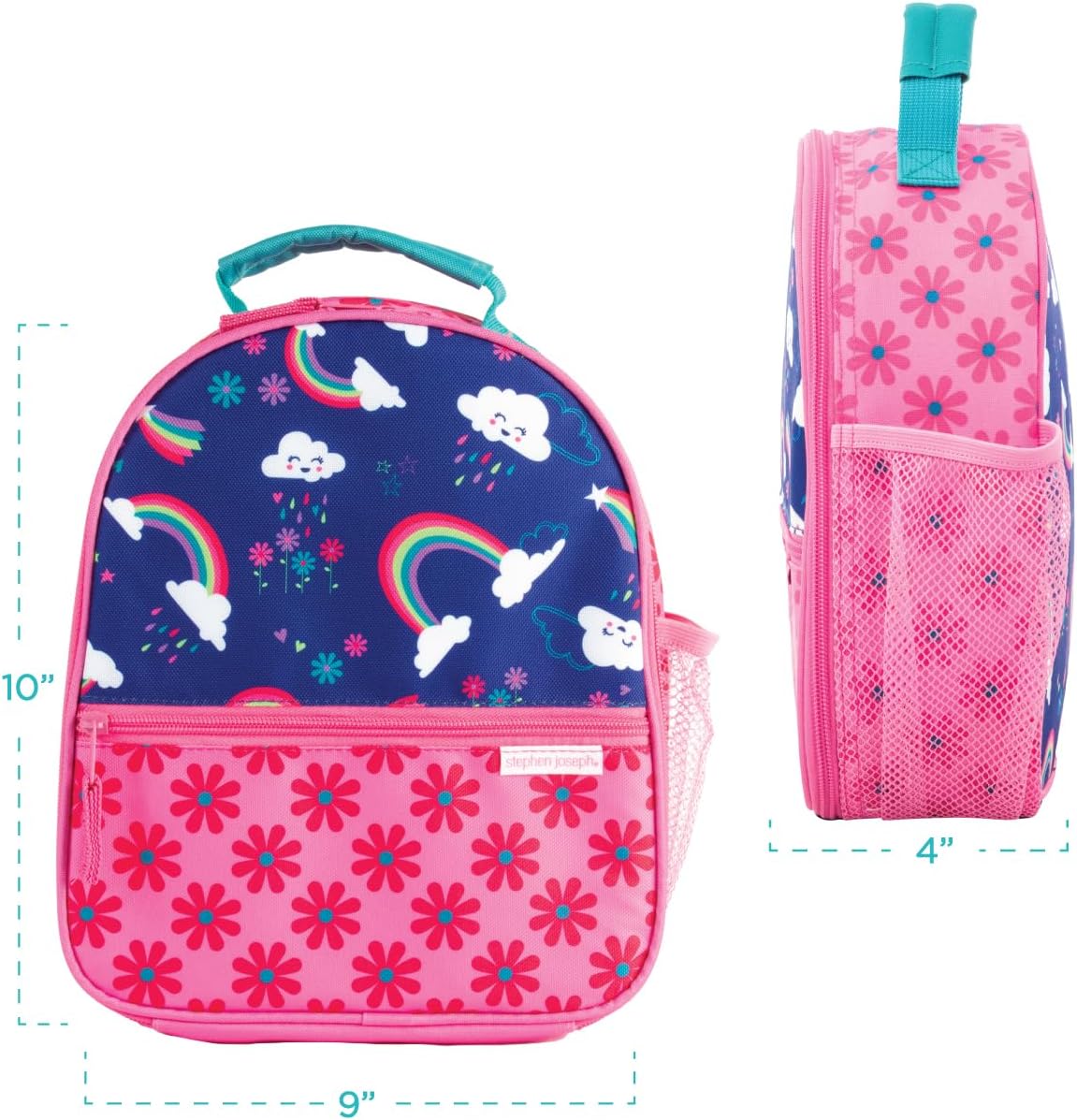 Fiambrera estampado arcoíris completo