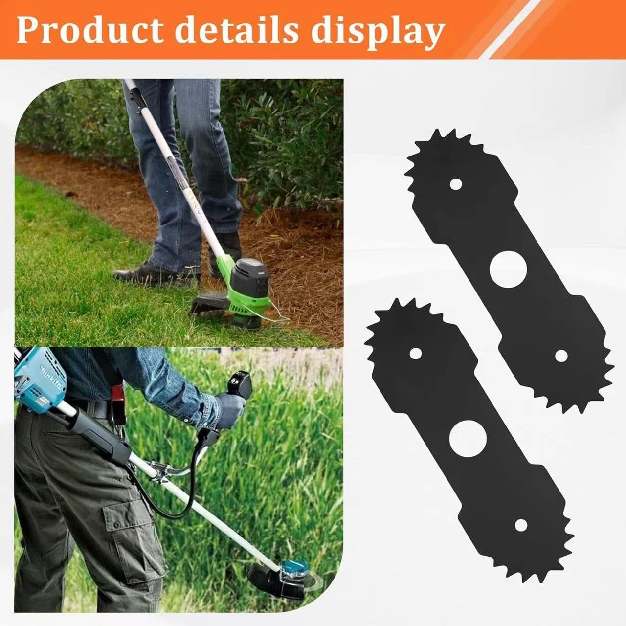 Cuchillas bordeadora acero 8.75" comp Homelite Ryobi