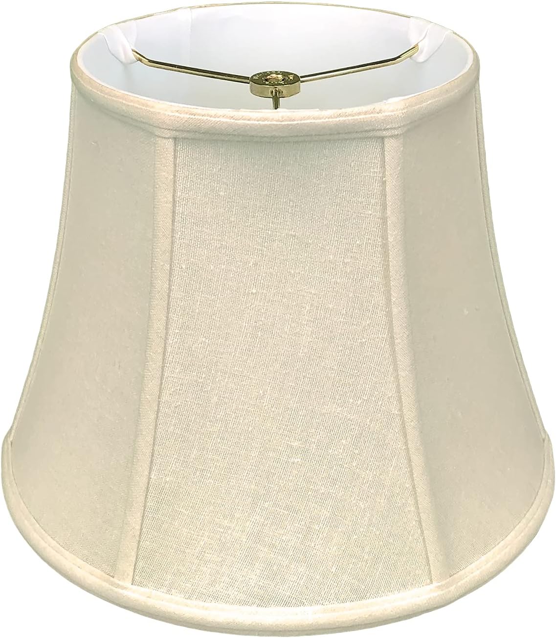 Pantalla campana modificada beige lino 12x20x15pulg