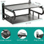 Estante flotante proyector 16x10" pared orificio cable