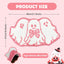 Alfombra baño Halloween 18x31pulg antiderrap rosa
