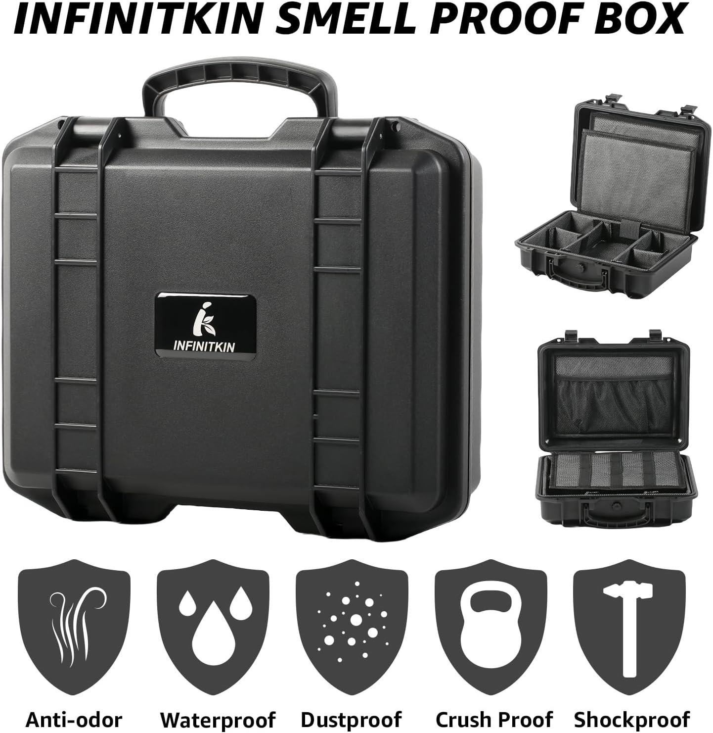 Caja hermética con cerradura combinación para viaje