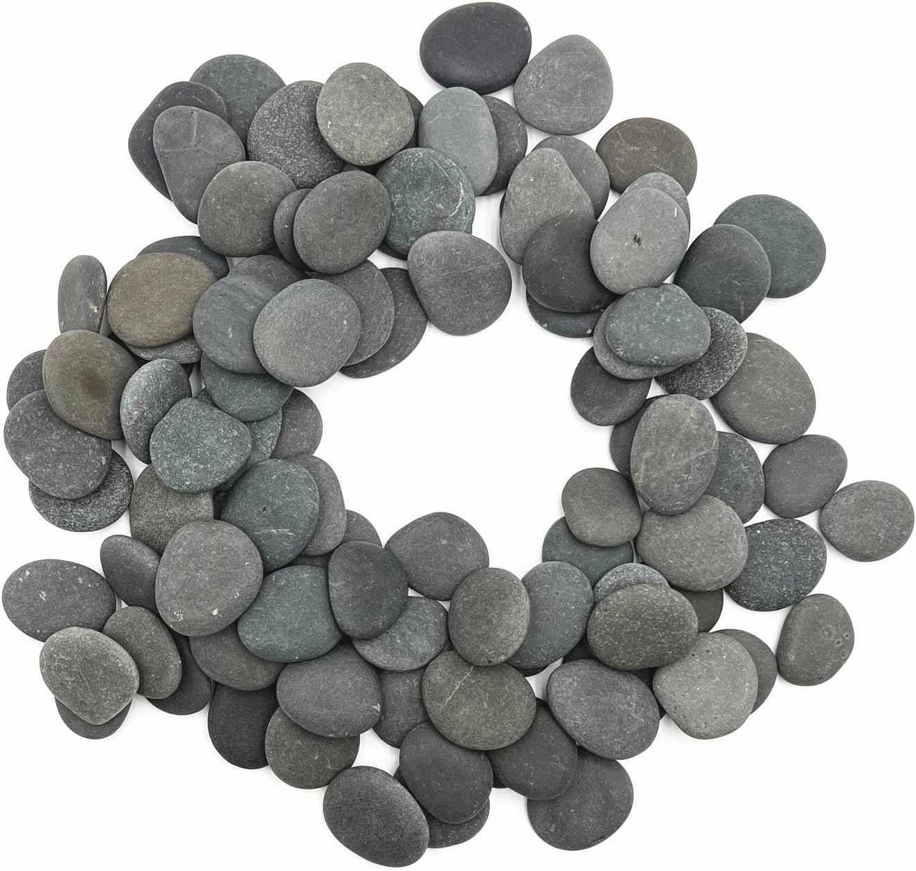 100 Rocas Planas para Pintar 1.5-2.2pulg