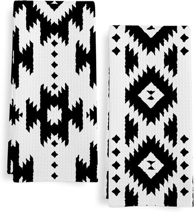 2 Pzas Paños Cocina Azteca 16x24pulg