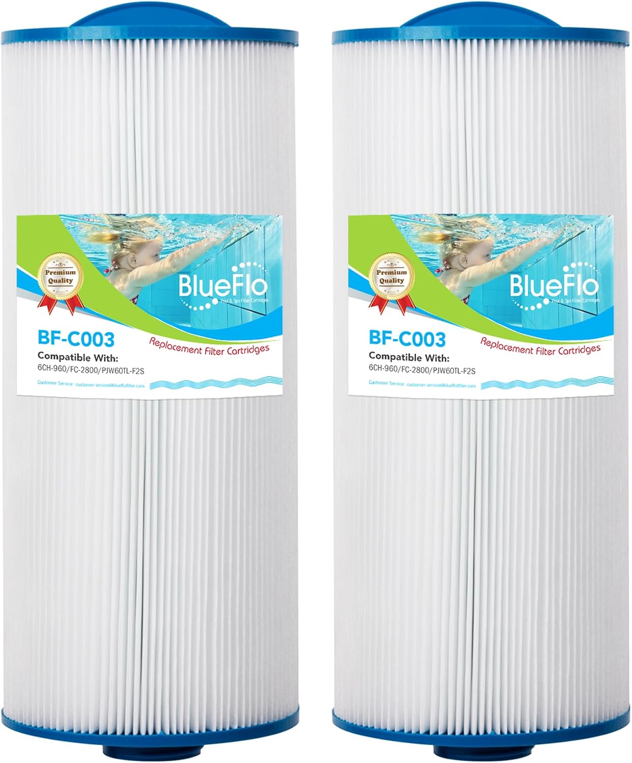 Cartucho filtro spa 15.5x6.75" para Unicel J-300 J-400