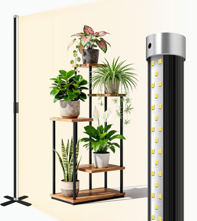 Luz cultivo interior 160 LED 50W 5 pies alta PPFD