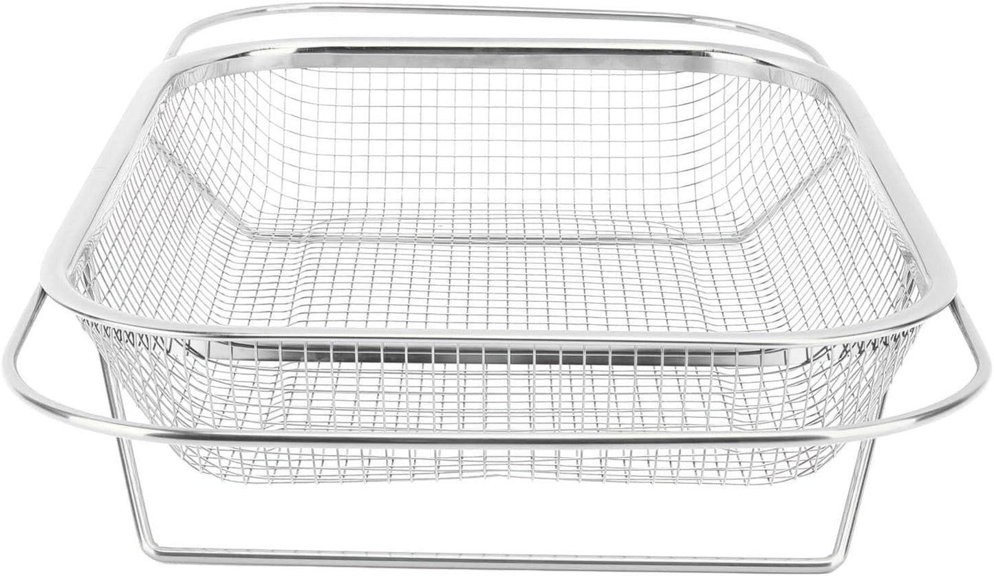 Cesta coladora acero inox 13x9pulg para verduras y frutas