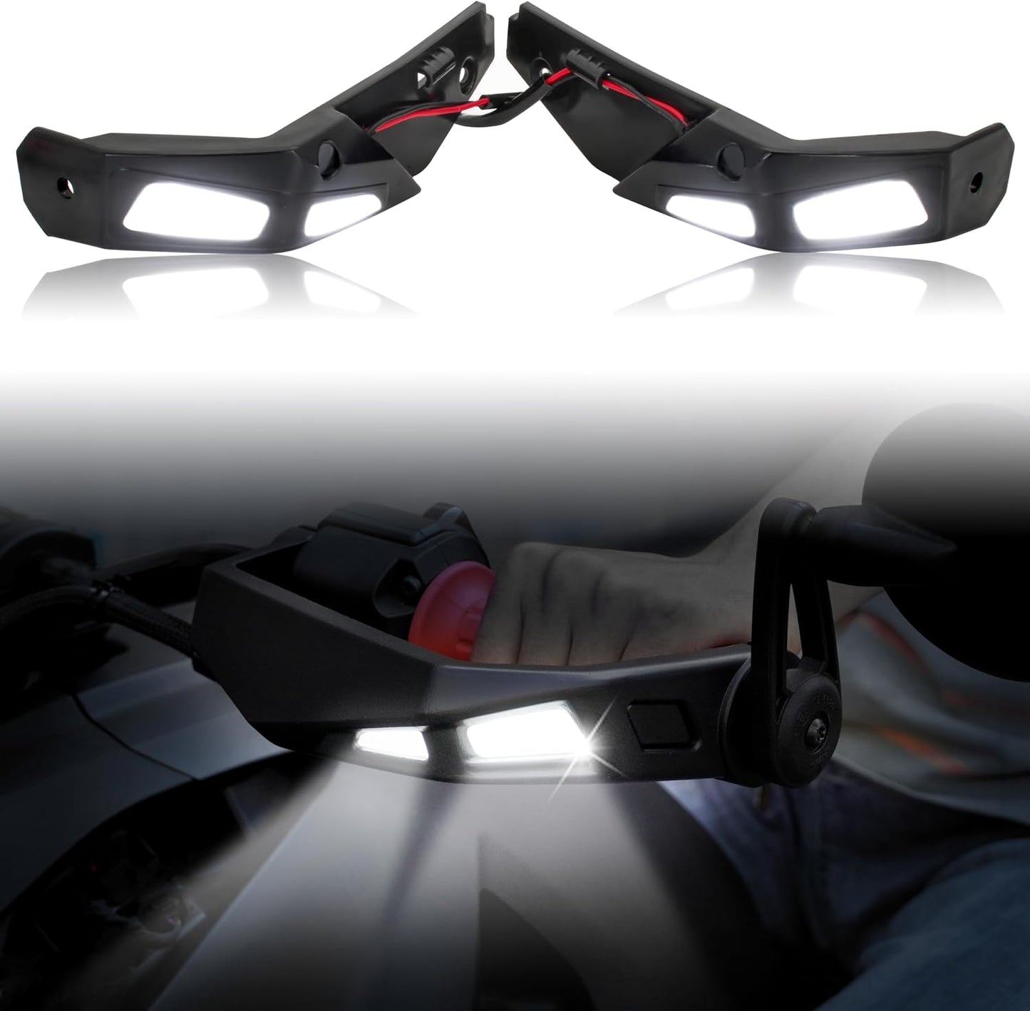 Paramanos luces LED aluminio para Can-Am Ryker 600 900