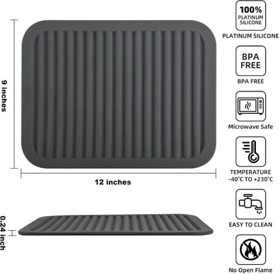 Almohadillas silicona para platos calientes encimera cuarzo