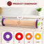 Rodillo madera haya ajustable para hornear 13.7x2.75pulg
