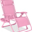 Silla ajustable gravedad cero reclinable monocromática