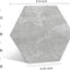 Azulejo hexagonal gris claro autoadhesivo para baño cocina