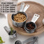 Set 5 Tazas Medidoras Acero Inox para Cocina