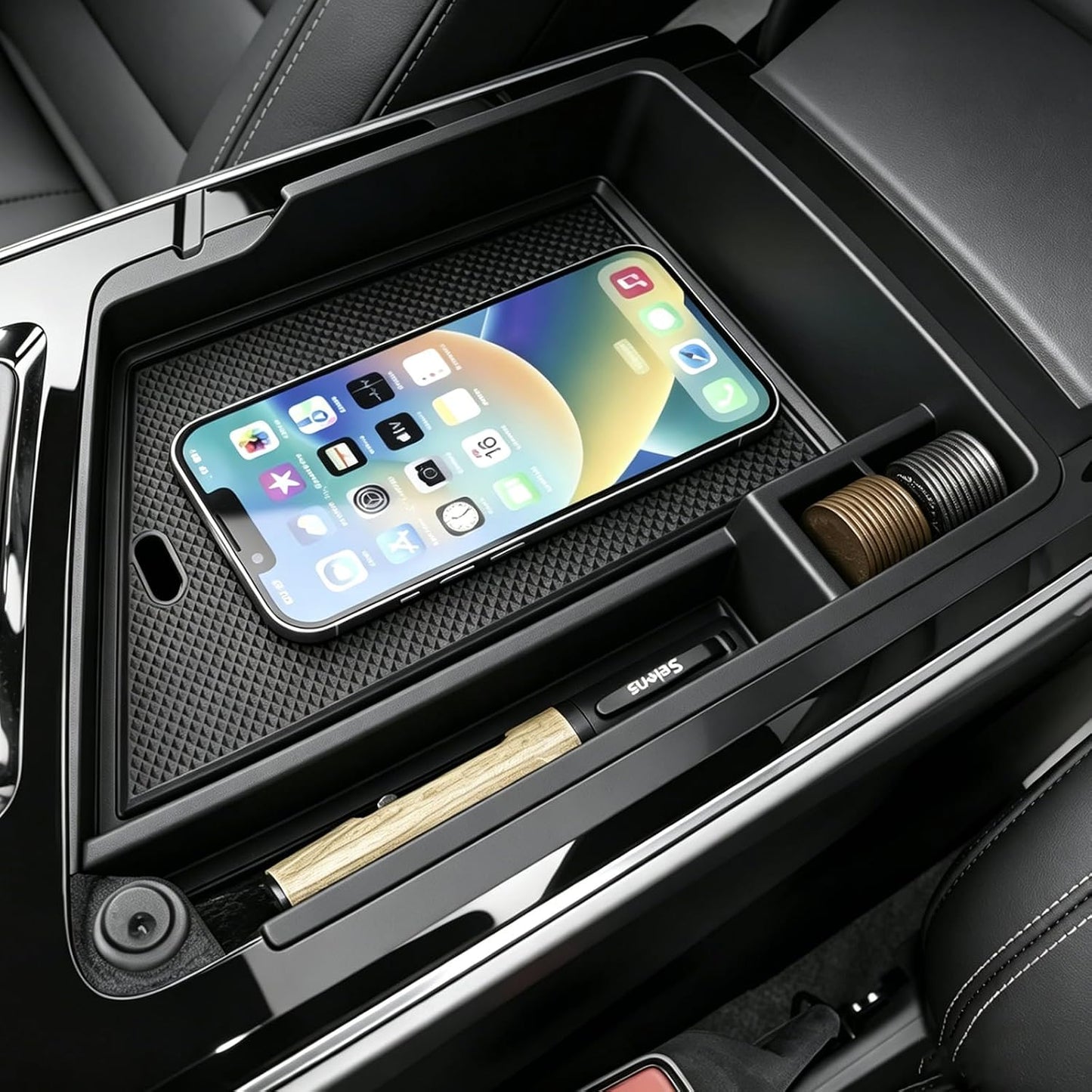 Organiz. consola central Cadillac Lyriq antiderrap