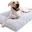Cama perro grande antideslizante felpa 36x27pulg gris