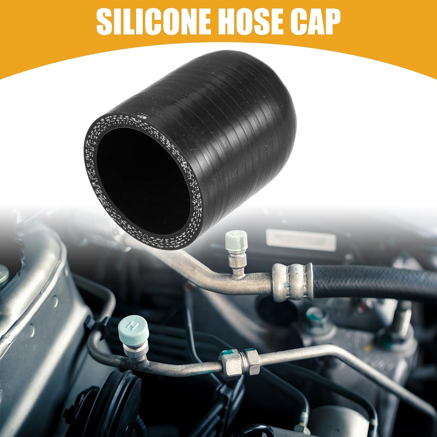 Tapón silicona universal para manguera vacío coche 38mm