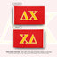 Bandera Delta Chi 3x5ft Letras Griegas Decorativa