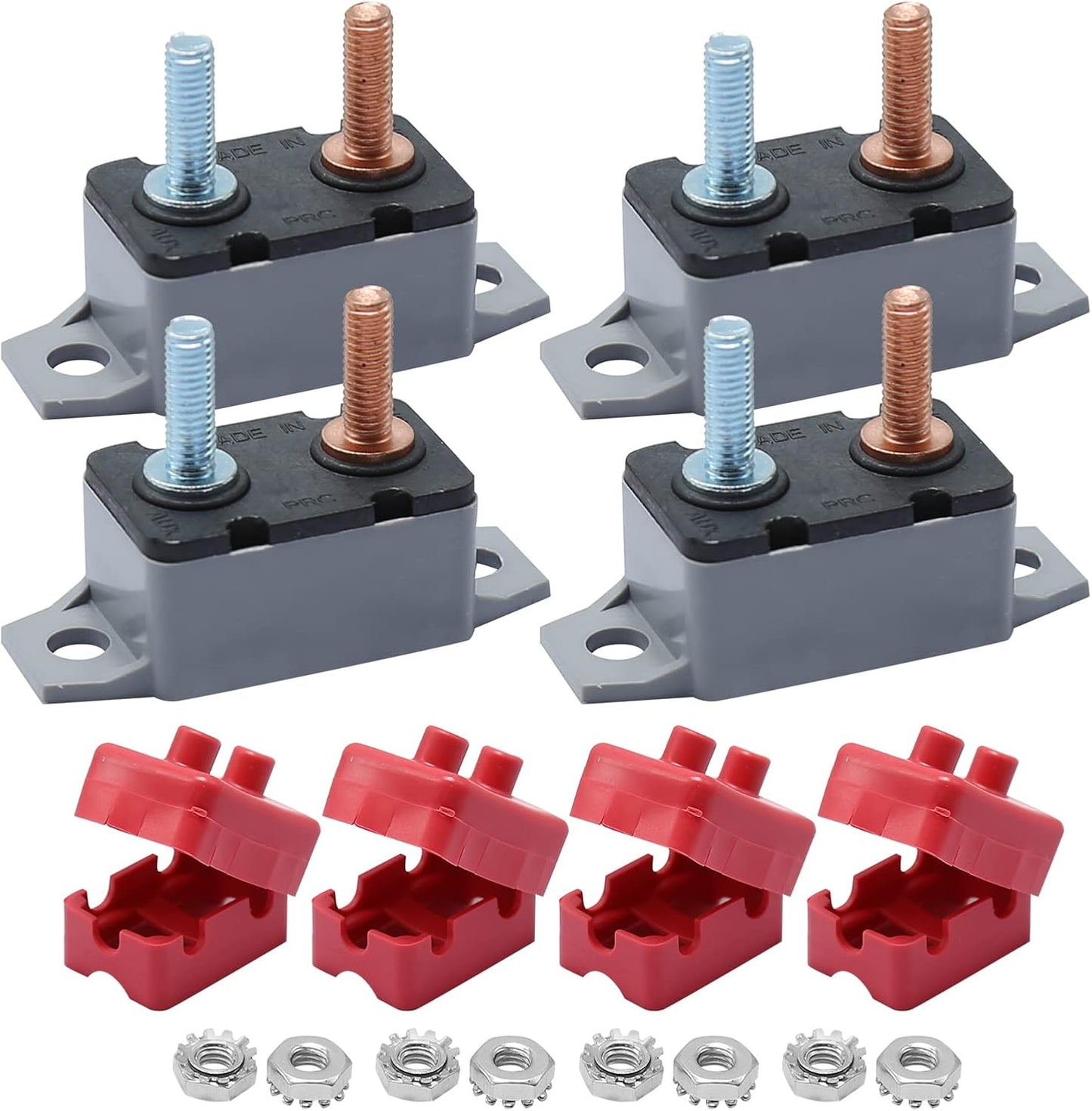 Disyuntor automático 12-24V 4 pzas con perno automóvil