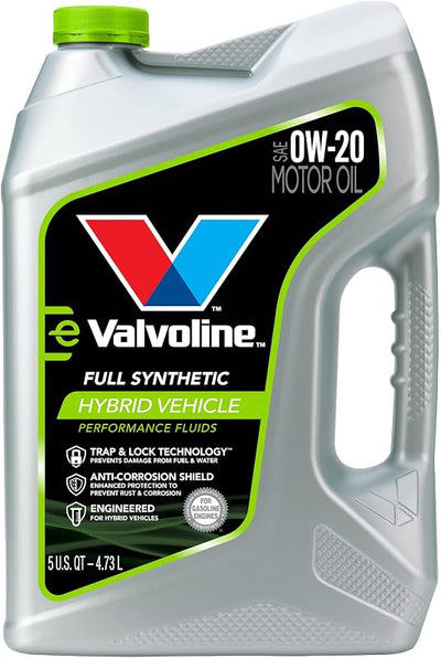 Aceite motor sintético 0W-20 híbrido 5qt pack 3