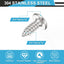 Tornillos M6 x 0.630pulg paquete 50 para muebles madera