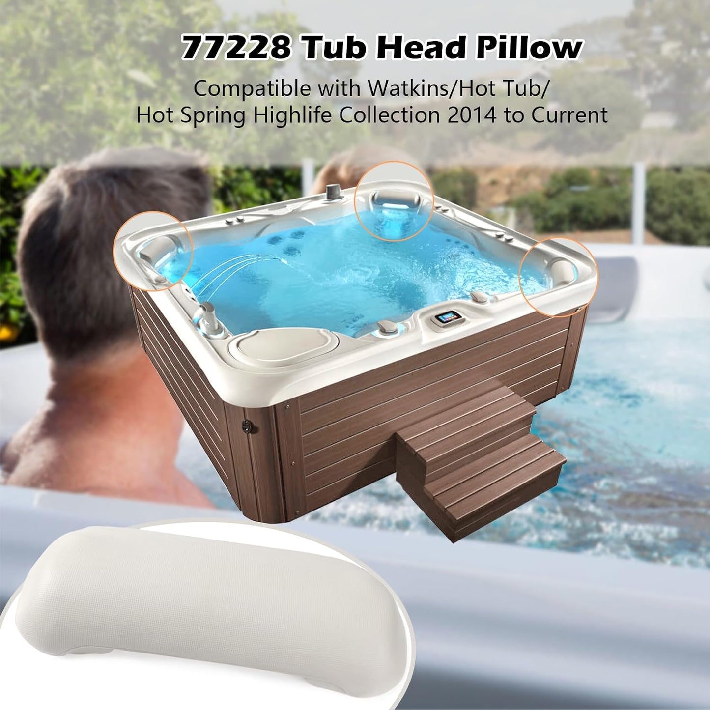 Almohada repuesto para spa Hot Spring Highlife 2014+