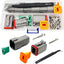 Kit conectores Deutsch 6 pines impermeables para auto RV