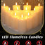 Set 12 Velas LED Sin Llama Con Control Remoto Boda