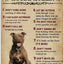 Letrero metal vintage Pit Bull House Rules 12x8"