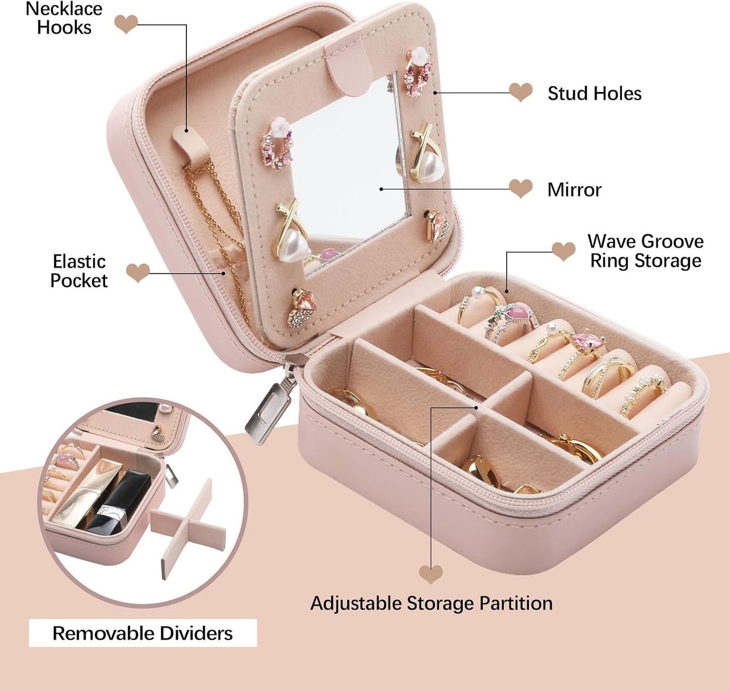 Caja joyería gimnasia organiz. viaje