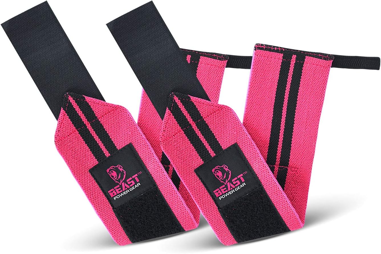 Mangas de muñeca para peso 14 pulg premium con bucle
