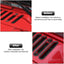 Cubierta ventilación capó Jeep Wrangler JK 07-17 fibra carbono