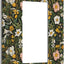 Cubierta interruptor luz diseño floral amarillo