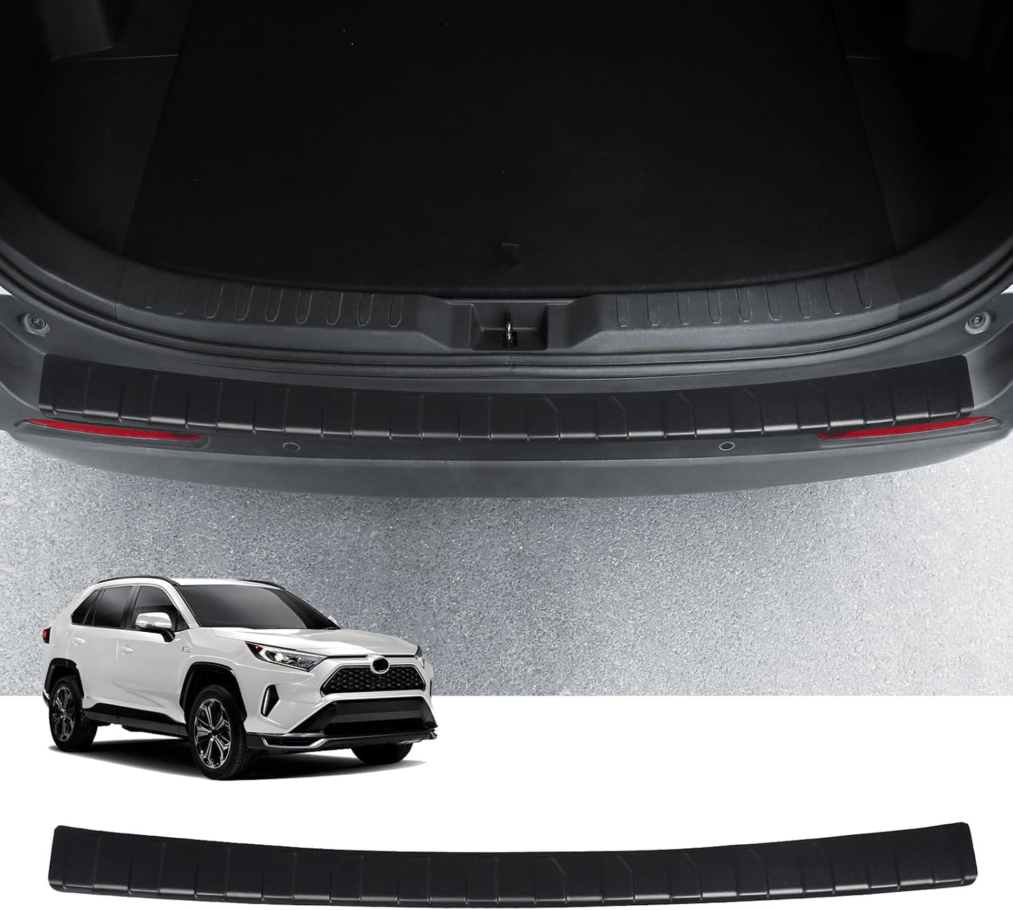 Protector parachoques trasero Toyota RAV4 Hybrid ABS