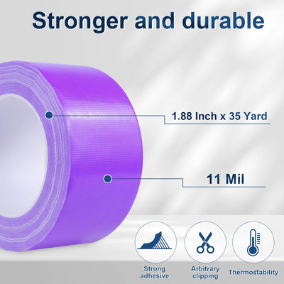 Cinta adhesiva morada resistente 1.88pulg x35yardas impermeable