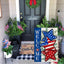 Bandera patriótica 4 de Julio doble cara arpillera patio