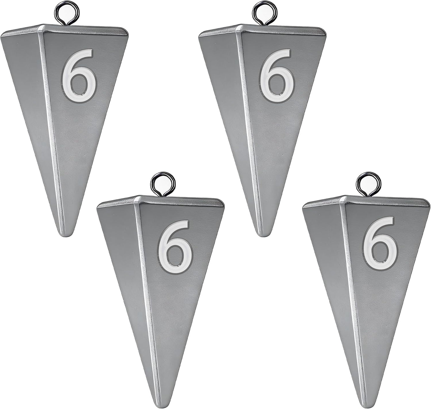 Plomos piramidales para pesca salada 1-3oz