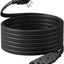 Cable extensión enchufe plano 25ft 3 salidas interior