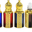 4 Botellas Vidrio 0.4oz con Tapas Viaje Perfume
