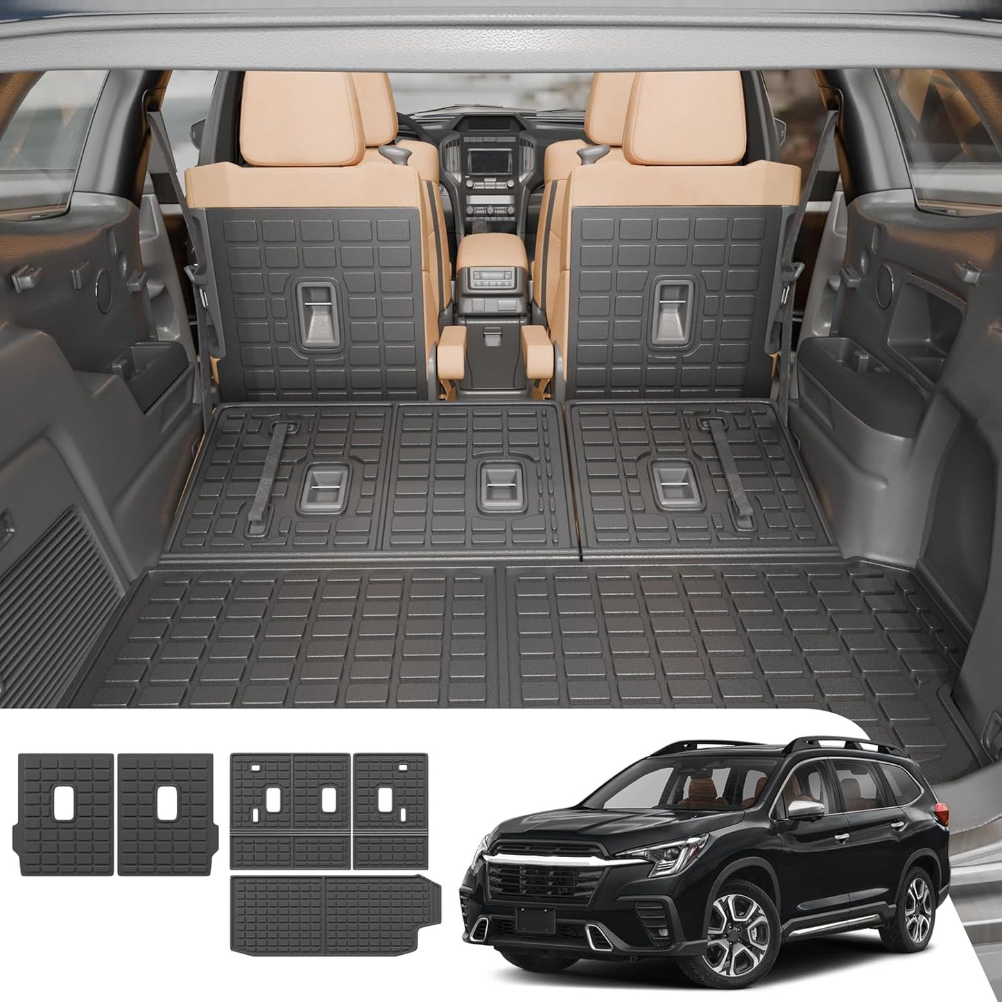 Alfombrilla protectora trasera Subaru Ascent 2019-25