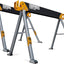 Mesa caballete 2 Pzas servicio pesado 2200lb brazos